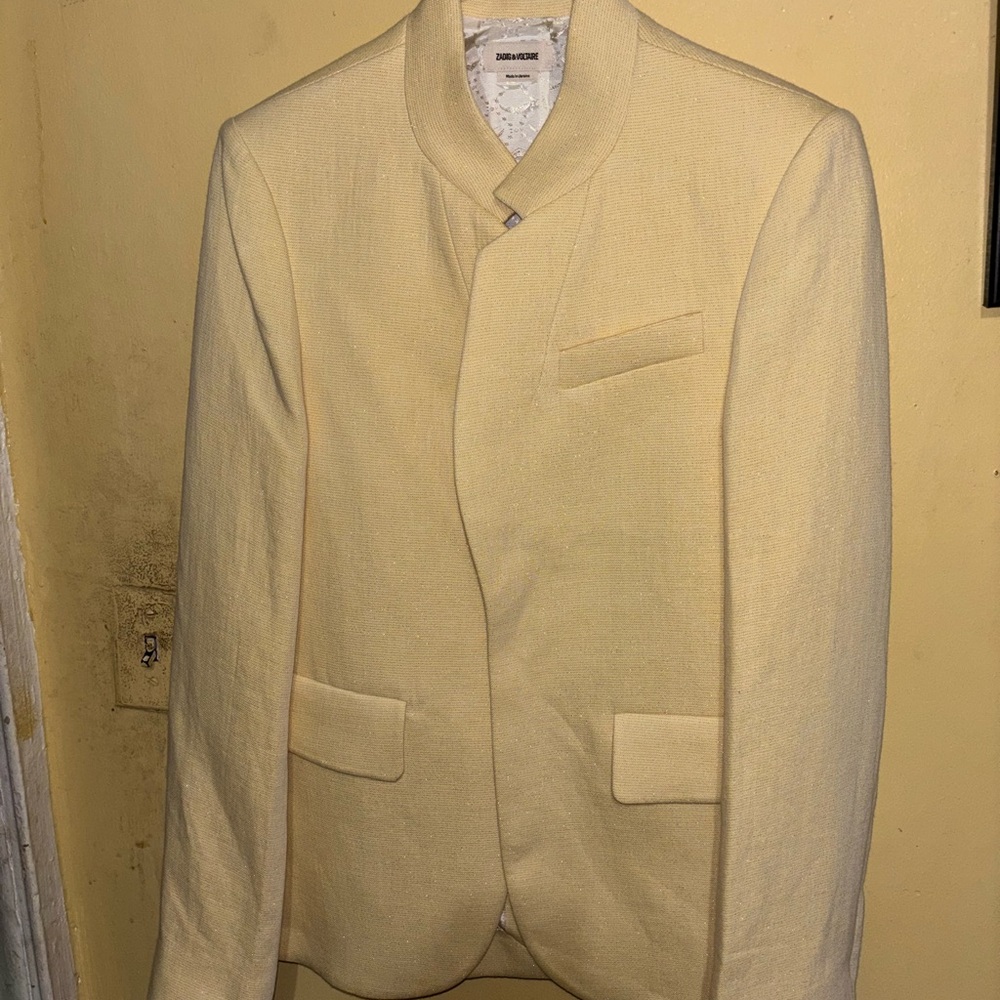 Zadig and Voltaire Women’s Yellow Blazer